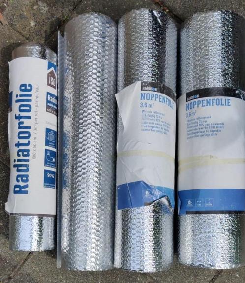 Handson noppenfolie en radiatorfolie voor 12m2 nieuw, Doe-het-zelf en Verbouw, Isolatie en Afdichting, Nieuw, 15 m² of meer, Ophalen of Verzenden