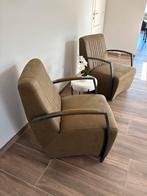 Olijfgroene stoelen te koop!, Huis en Inrichting, Ophalen, Twee, Overige kleuren, Zo goed als nieuw