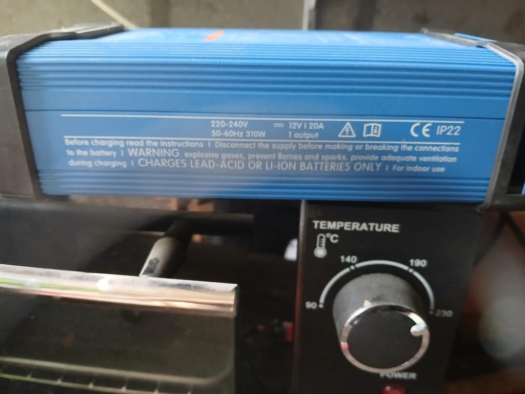 omvormer met licht accu, Ophalen, Gebruikt