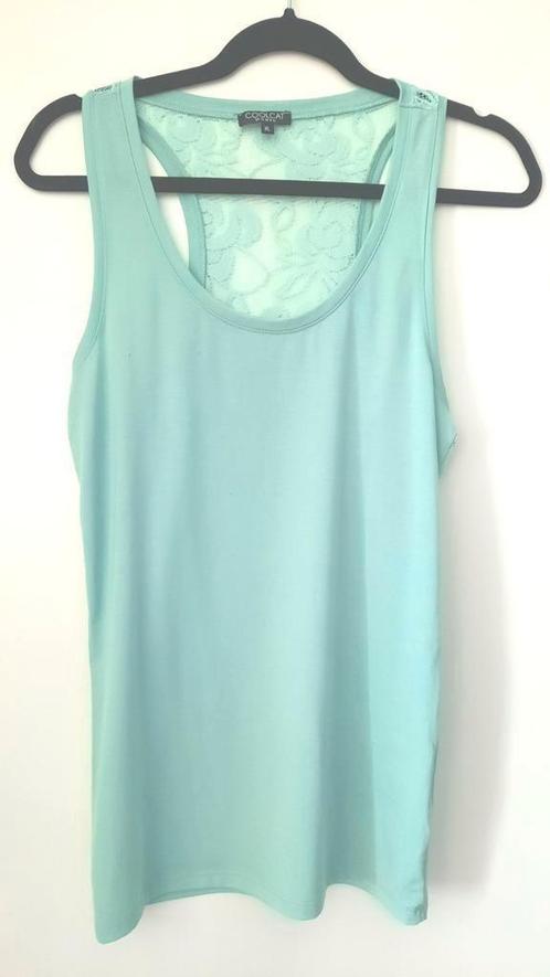 Coolcat dames top met kant - mintgroen XL, nieuw, Kleding | Dames, Tops, Nieuw, Maat 46/48 (XL) of groter, Groen, Zonder mouw