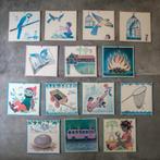 14 vintage kartonnen schoolplaten, prenten, Kar, Vuur, Bus, Ophalen of Verzenden, Huis en Inrichting