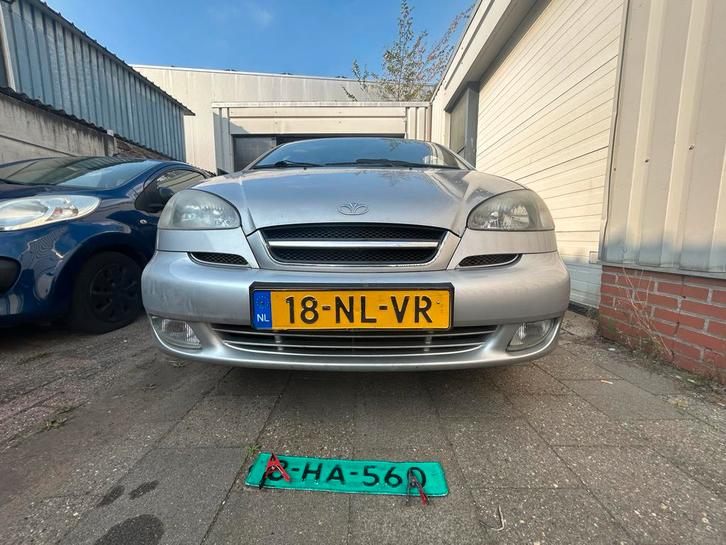 Daewoo Tacuma 2.0 AUT 2003 Grijs, Auto's, Daewoo, Bedrijf, Tacuma, Benzine, G, MPV, Automaat, Origineel Nederlands, Zilver of Grijs