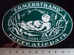 sticker ermerstrand recreatiepark logo eend, Verzamelen, Stickers, Verzenden, Zo goed als nieuw, Bedrijf of Vereniging