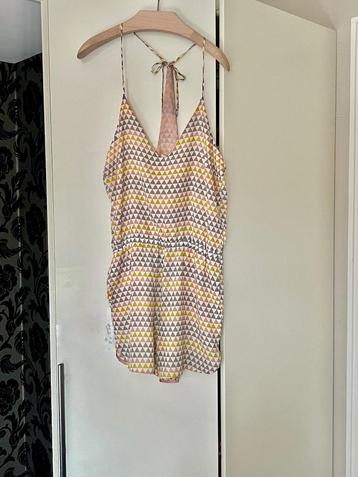 Nieuwprijs 300€: zomerse jumpsuit met zijde, maat 38 beschikbaar voor biedingen