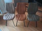 Zes eetkamerstoelen merk de Bommel, Ophalen, Zo goed als nieuw, Stof, Vijf, Zes of meer stoelen