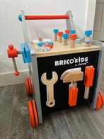 Janod gereedschapstrolley BricoKids, Kinderen en Baby's, Speelgoed | Houten speelgoed, Ophalen, Gebruikt, Rij- of Hobbelspeelgoed