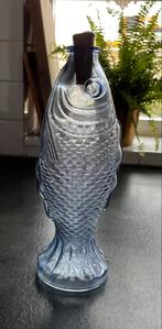 Vaas karaf vis blauw lichtsnoer nieuw, Minder dan 50 cm, Nieuw, Glas, Blauw