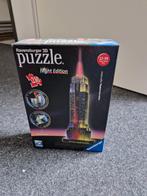 Ravensburger 3D Puzzel Empire State Building Night Edition, Ophalen of Verzenden, Meer dan 50 stukjes, Nieuw, 6 jaar of ouder