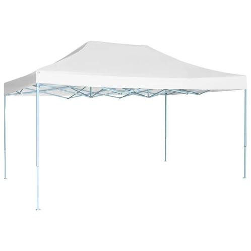 Partytent inklapbaar 3x4 m staal wit, Tuin en Terras, Partytenten, Nieuw, Ophalen of Verzenden