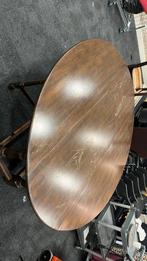 Eettafel ovaal inklapbaar, Huis en Inrichting, Ophalen of Verzenden, Zo goed als nieuw