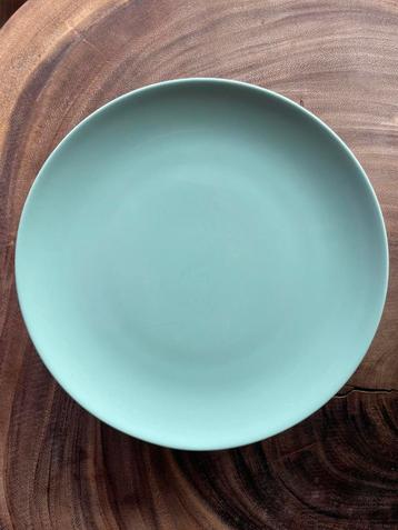 6x borden lichtturkoois - 26 cm beschikbaar voor biedingen