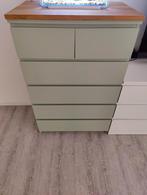 Ikea MALM ladekast, jade groen + top plank, Ophalen, Gebruikt, 50 tot 100 cm, Minder dan 100 cm