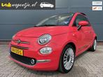 Fiat 500 0.9 TwinAir Turbo Lounge *schuifdak *navi *NL-auto, Voorwielaandrijving, Gebruikt, Euro 6, Leder en Stof