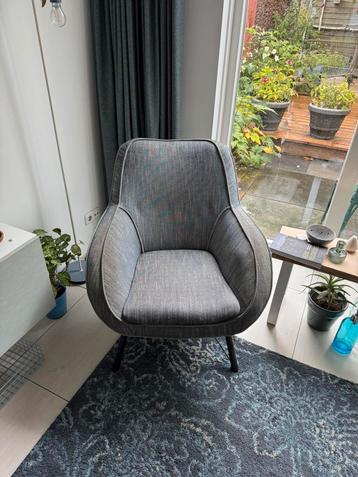 Fauteuil grijs, herringbone structuur beschikbaar voor biedingen