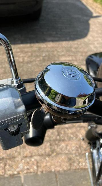 Gezocht. Suzuki fietsbel dop chroom. beschikbaar voor biedingen