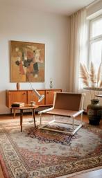 Vintage Jaren 60 midcentury fauteuil Artifort Vitra Pastoe, Ophalen, Gebruikt, Minder dan 75 cm, Stof