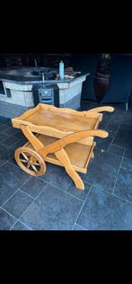 Vintage Serveerwagen / Theewagen, Gebruikt, Ophalen of Verzenden, Handmatig, Onbekend