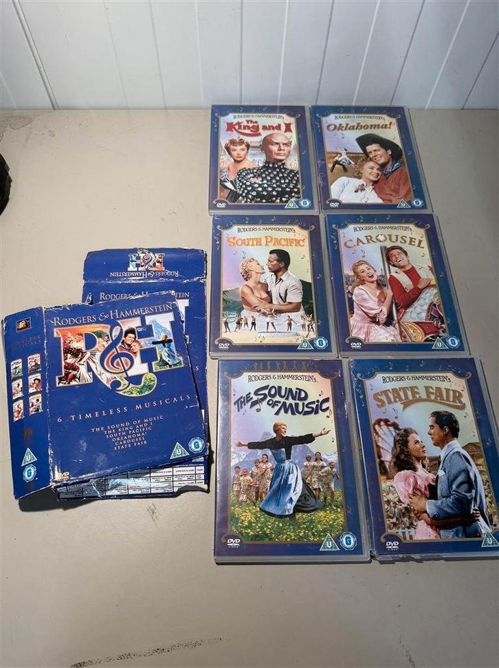 Rodgers and hammerstein - 6 timeless musicals dvd, Cd's en Dvd's, Dvd's | Overige Dvd's, Gebruikt, Alle leeftijden, Ophalen of Verzenden