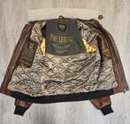 PME Legend Hudson Bomber leren jas (L) ingevet en zgan, Kleding | Heren, Jassen | Winter, Maat 52/54 (L), Bruin, ., Ophalen of Verzenden