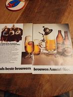 Advertentie van Amstel bier 3 1971, Ophalen of Verzenden, Zo goed als nieuw, Overige typen, Amstel