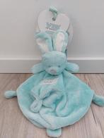 Nieuw! Knuffel knuffeldoekje vib konijn blauw baby L627, Ophalen of Verzenden, Zo goed als nieuw, Konijn