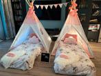 Tipi tentjes/ tipi tent voor slaapfeestje/slaapfeest te huur, Ophalen of Verzenden, Zo goed als nieuw