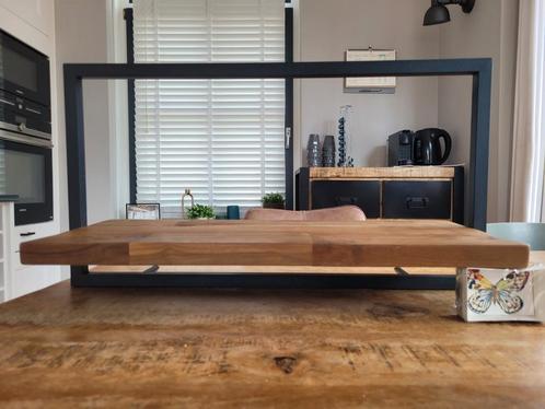 Zwevende wandplank boekenplank mangohout merk DBhodi type A, Huis en Inrichting, Woonaccessoires | Wandplanken en Boekenplanken