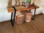 Sidetable., Ophalen, Gebruikt, 100 tot 150 cm, Eikenhout