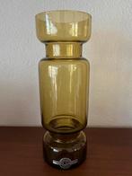 Vintage Alvesta Glasbruk Zweden Vaas - Scandinavisch Design, Ophalen of Verzenden, Minder dan 50 cm, Groen, Glas