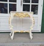 Brocante sidetable  met goudkleur, Huis en Inrichting, Ophalen