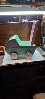 Loopwagen, Kinderen en Baby's, Speelgoed | Houten speelgoed, Ophalen, Zo goed als nieuw, Duw- of Trekspeelgoed