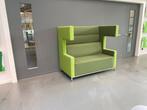 2 x Akoestische treinbank Ahrend Loungescape - groen, Huis en Inrichting, Bureaus, Ophalen, Gebruikt