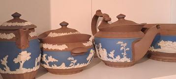 Antieke high tea set 4delig English tea WEDGWOOD? TUNSTALL?  beschikbaar voor biedingen