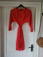Mooie rode jurk vhals ladress la dress mt l, Verzenden, Maat 42/44 (L), Zo goed als nieuw, LaDress