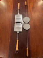 Tosti- en kniepertjes wafelijzer in goede staat, Ophalen of Verzenden, Zo goed als nieuw