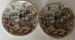 2 vintage porseleinen bordjes GEISHA, Antiek en Kunst, Antiek | Porselein, Ophalen of Verzenden