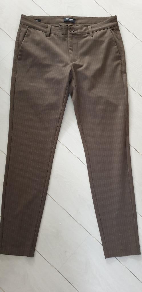 Broek ONLY & SONS mt 32-32, Kleding | Heren, Broeken en Pantalons, Gedragen, Groen, Ophalen