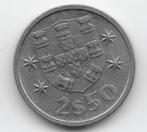 Portugal 2½ escudos 1981 KM# 590, Postzegels en Munten, Munten | Europa | Niet-Euromunten, Verzenden, Overige landen, Losse munt