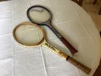 2 HoutenTennis Rackets uit 1970. Dunlop  en Snauwaert., Ophalen of Verzenden, Gebruikt, Overige typen