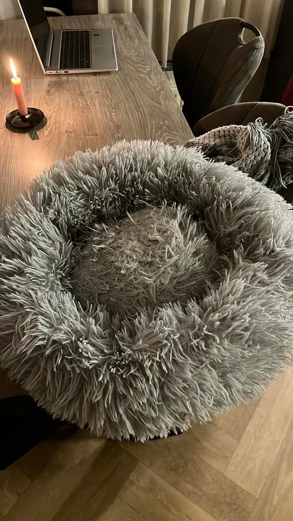 Moza mand lichtgrijs en mintgroen, Ophalen, Gebruikt