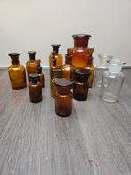 Vintage Apothekersflessen Set, Antiek en Kunst, Antiek | Glas en Kristal, Ophalen
