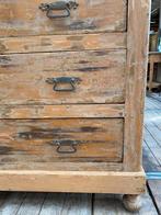 Oude Brocante Franse ladekast kast, Ophalen