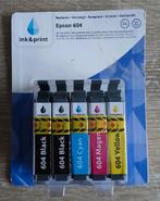 Ink & Print Epson 604 Cartridges - Nieuw tht 09-2027, Ophalen of Verzenden, Nieuw, Cartridge, Epson