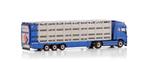 WSI  VOLVO FH 4 GLOBE 4X2 LIVE STOCK TRAILER GROOT ZEVERT, Ophalen of Verzenden, Nieuw, Bus of Vrachtwagen, Wsi