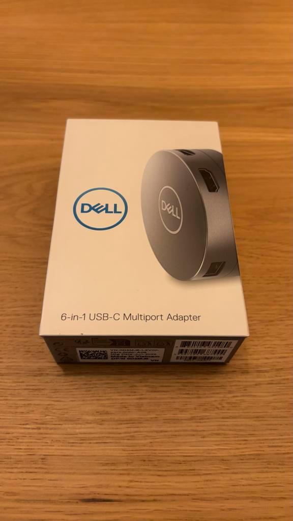 NIEUW Dell 6-in-1 USB-C Multiport Adapter DA305, Computers en Software, Dockingstations, Nieuw, Docking station, Laptop, Ophalen of Verzenden