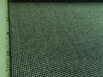 De Ploeg Accent; jade groen + zwart; 2x restant meubelstof, Wol, 120 cm of meer, Ophalen of Verzenden, Groen