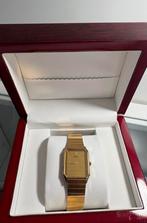 Seiko Tank Goudkleurig Horloge, Seiko, Gebruikt, Polshorloge, Ophalen of Verzenden