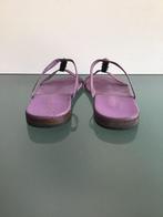 GRATIS VERZENDEN | RUE BLANCHE lila leren slippers 39.5, Kleding | Dames, Slippers, Rue Blanche, Overige kleuren, Verzenden