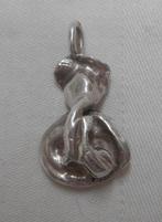 Zilveren vintage nugget hanger nr.1092, Overige voorstellingen, Verzenden, Zo goed als nieuw, Zilver