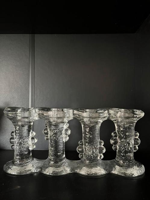 Kandelaar, Huis en Inrichting, Woonaccessoires | Kandelaars en Kaarsen, Zo goed als nieuw, Metaal, Verzenden